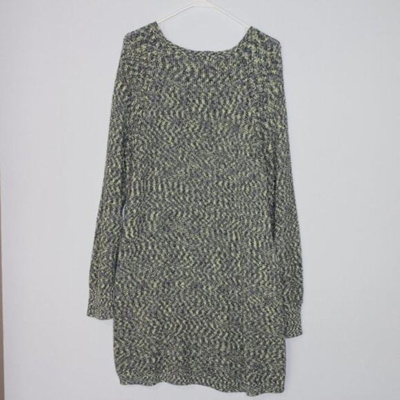 BarIII Multi Color Green Long Sweater Size Large - Picture 2 of 4
